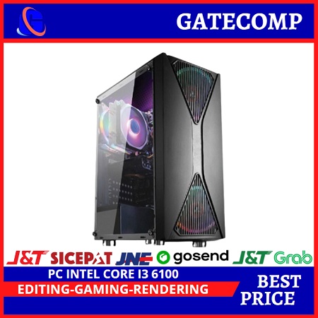 PC Gaming Intel Core  i3 12100F  ( GTX 1660 Super 6GB ) Editing Video &amp; Games