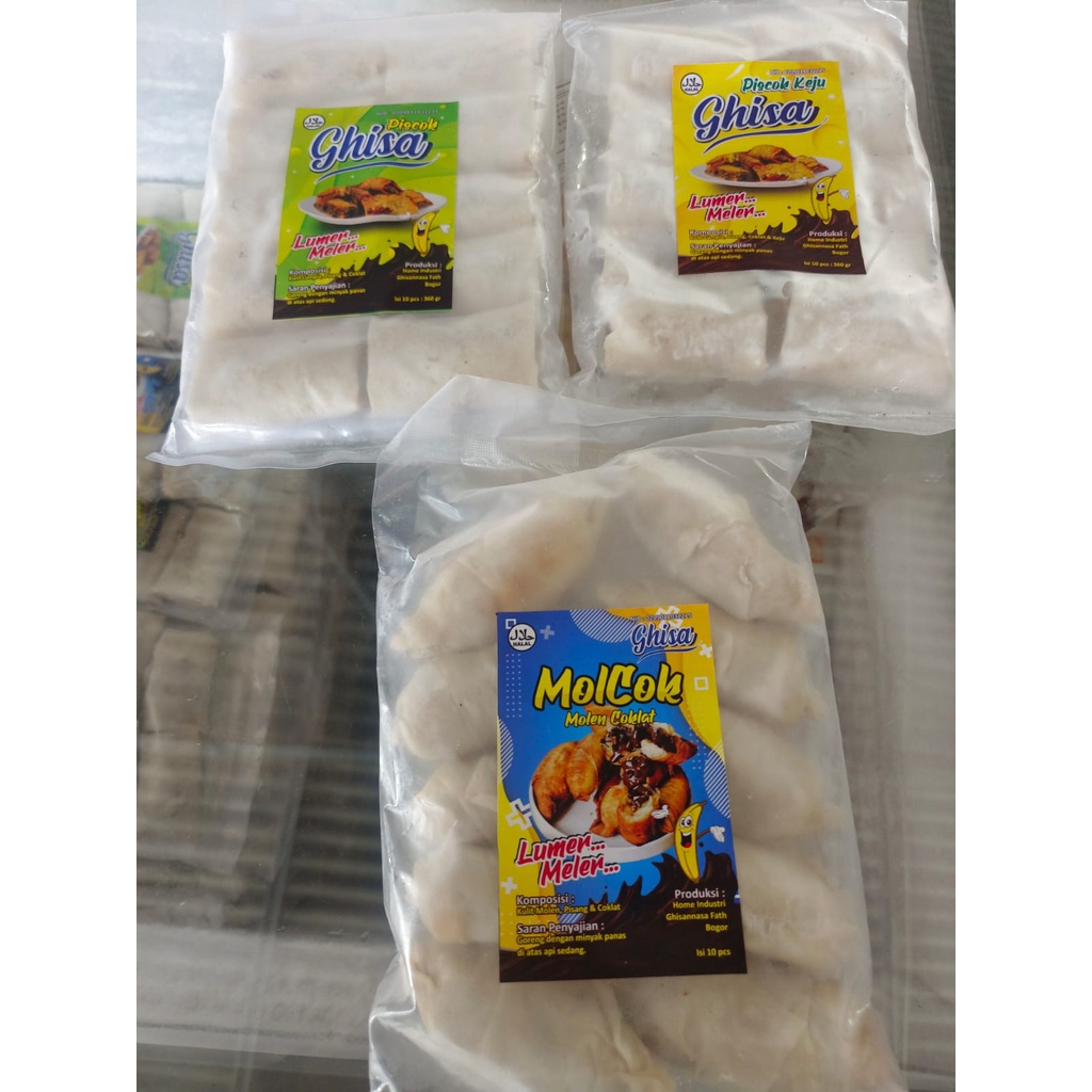 

Frozen Food GHISA Piscok/Piscok Keju/Molcok isi 10pcs