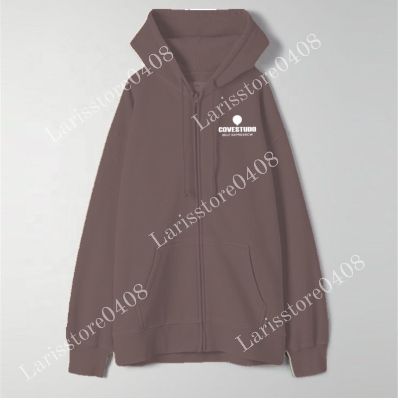 Jacket Zipper Covestudo Size XXL Jaket  Resleting Wanita Unisex Super Zipper Jeket Hoodie  Bahan Fle