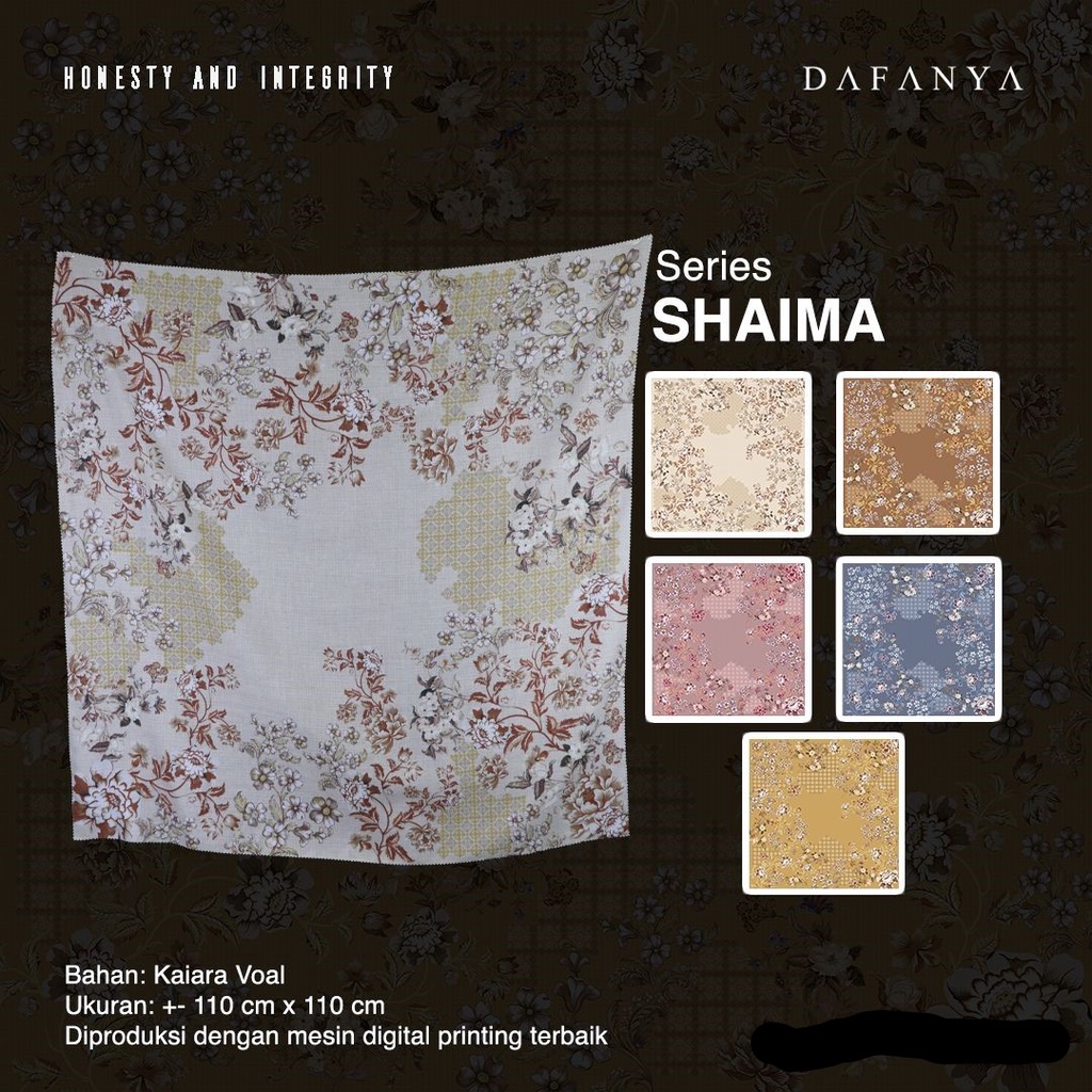 SEGI EMPAT MOTIF SERIES SHAIMA EXLUSIVE | SEGI EMPAT PRINT