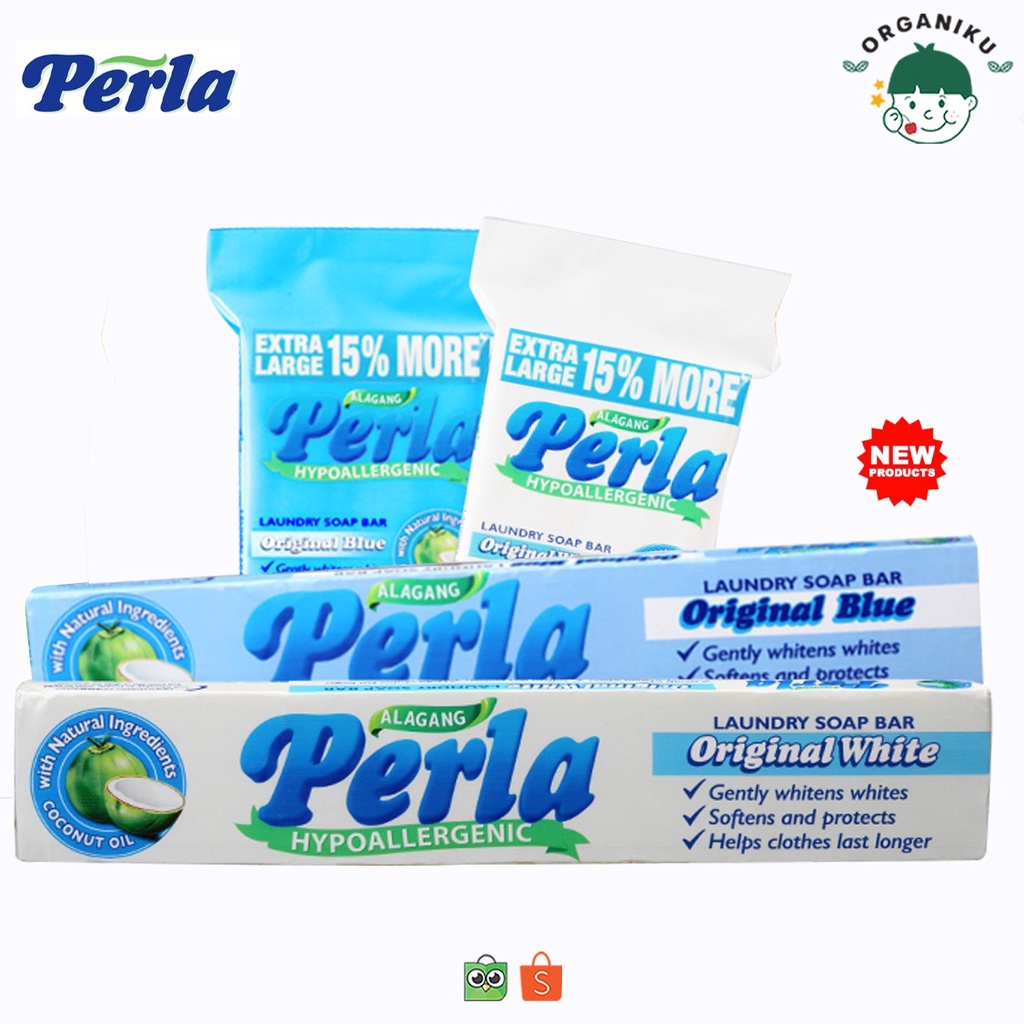Perla Hypoallergenic Laundry Soap Bar Original White