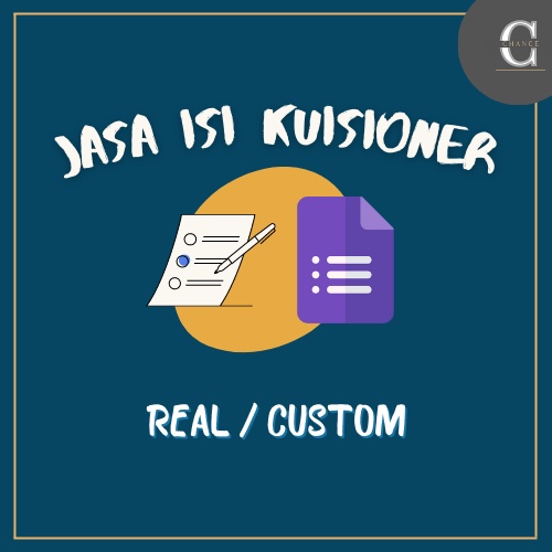 JASA ISI KUISIONER REAL/CUSTOM
