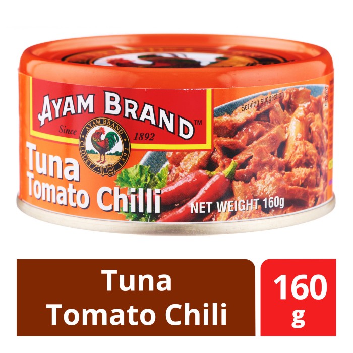 

Ayam Brand Tomato Tuna Chilli 150 Gr