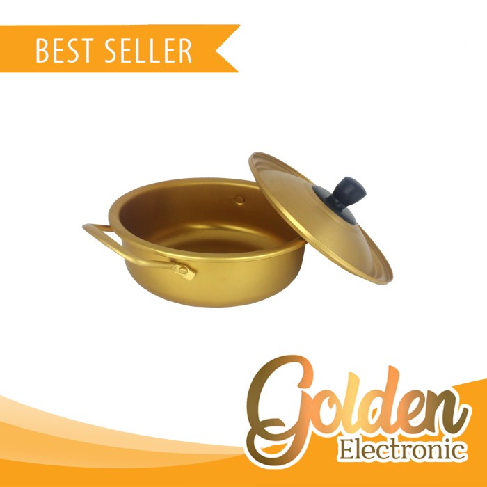 Panci RAMYUN 16 cm Muliya PST-16 GOLD Panci Korea / Panci Mie Korea