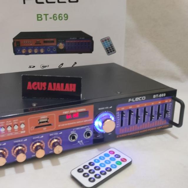 ♚ ✅cod power amplifier fleco f889bt super bass/ ampli bluetooth super bas ☏