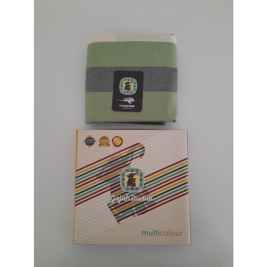 Kain Sarung Pria Dewasa Gajah Duduk Multicolour Bahan Halus Nyaman Dipakai