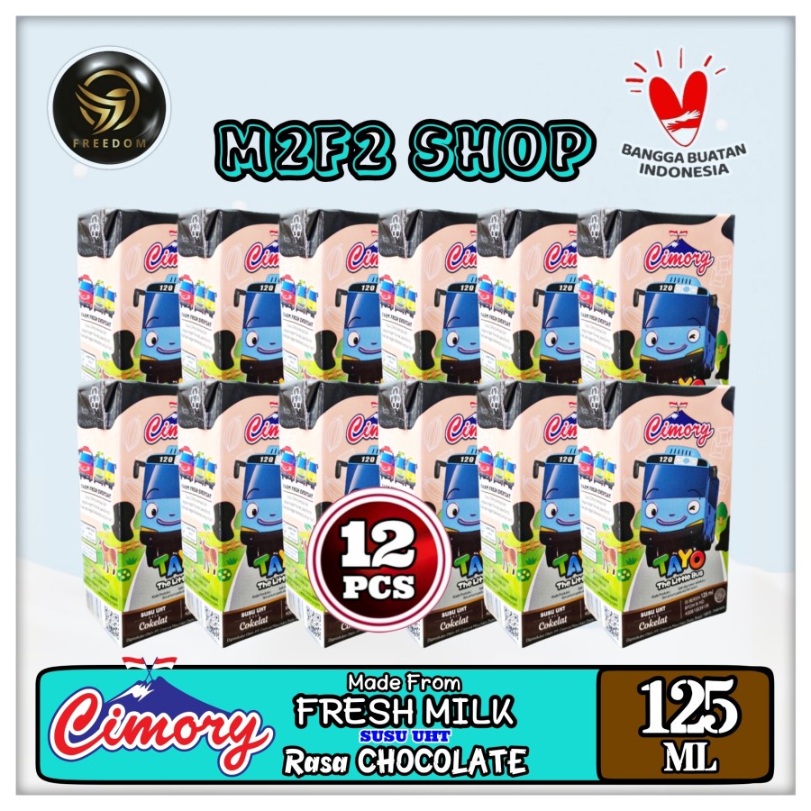 

Susu Cimory Fresh Milk Kotak UHT Cokelat | Chocolate Original - 125 ml (Kemasan 12 Pcs)