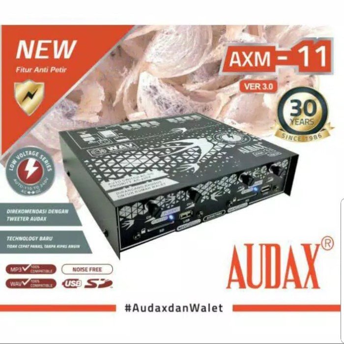 Ampli Walet Audax Axm11 Axm 11 ( 4Ch ) Original