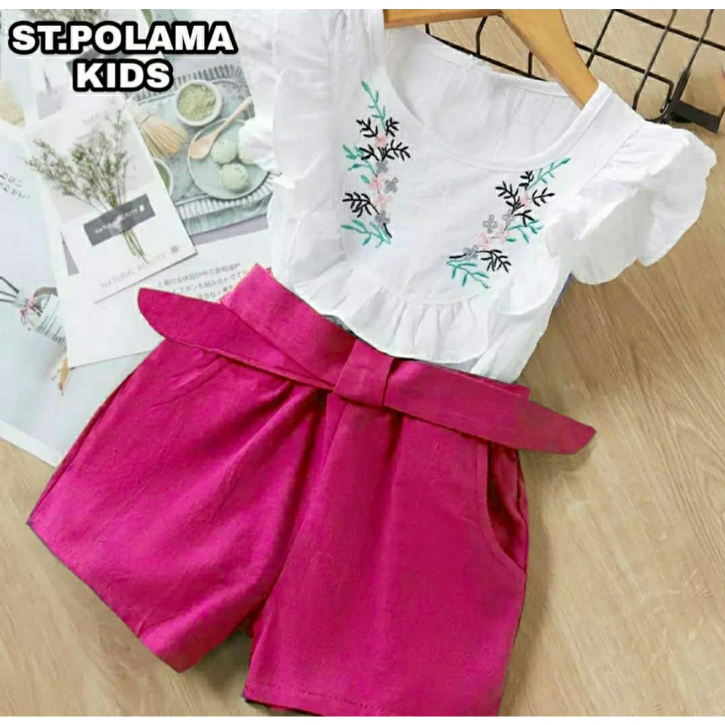 Setelan Baju Anak Usia 2-4 Tahun / Setelan Anak / Baju Anak / Set Polama