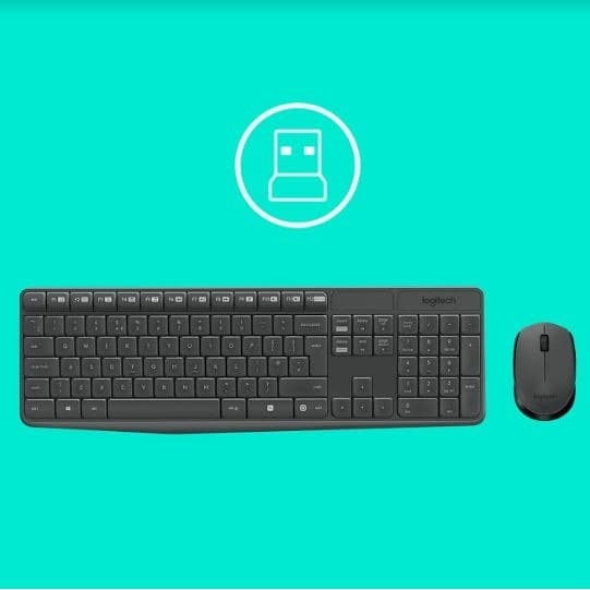 Logitech MK235 Combo Wireless Keyboard dan Mouse