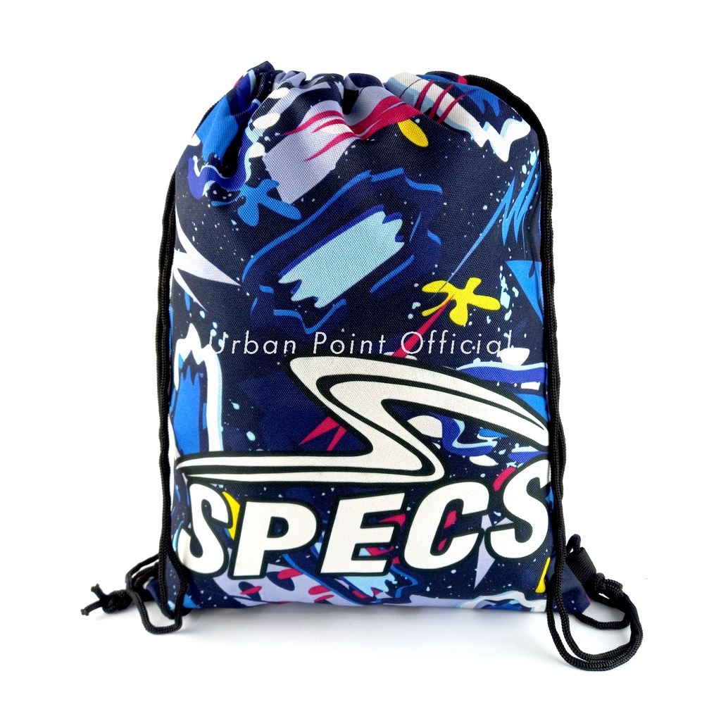 Tas Serut Pria Anti Air String Bag Olahraga Sepatu Futsal Specss