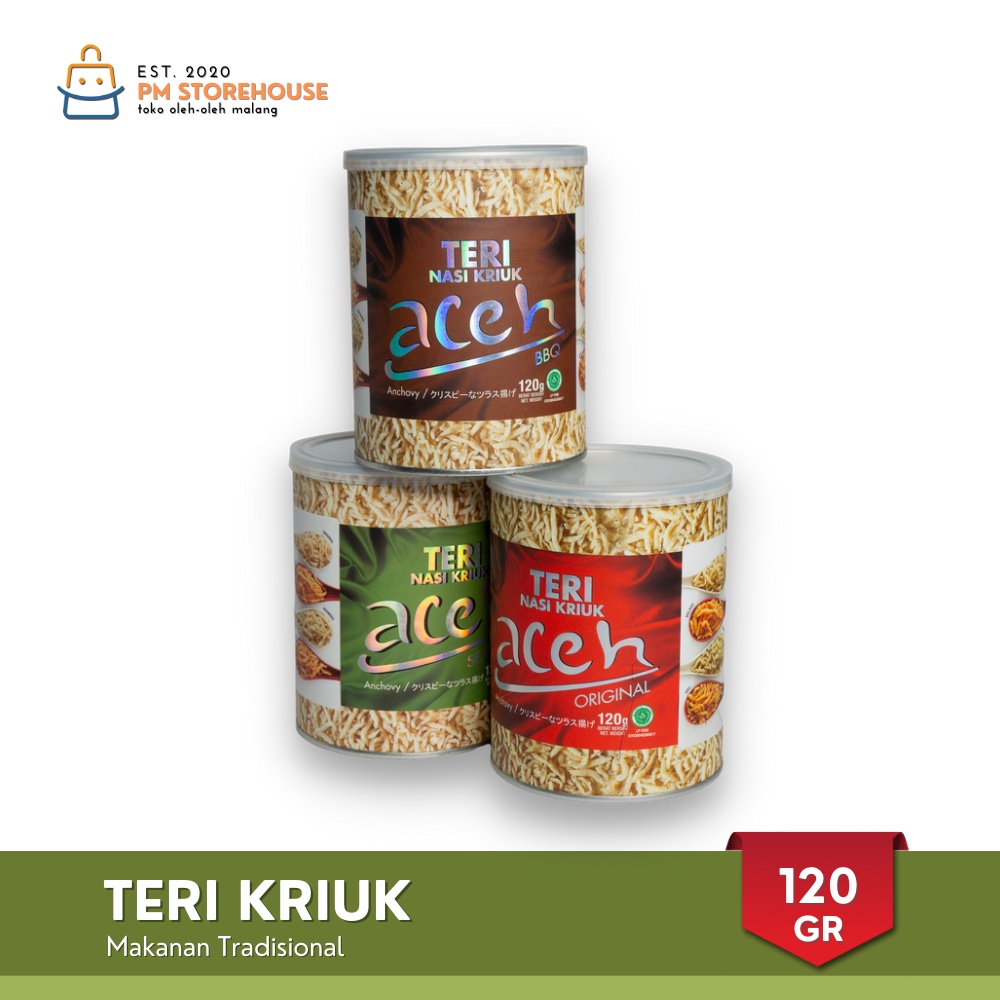 Teri Nasi Aceh Kriuk - Kemasan Kaleng