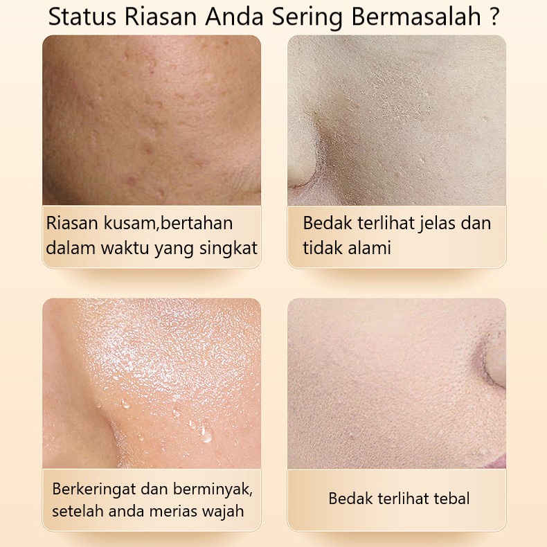 Beauty Jaya - Lameila Makaron Bedak Professional Bedak Padat Waterproof Anti Air Glowing