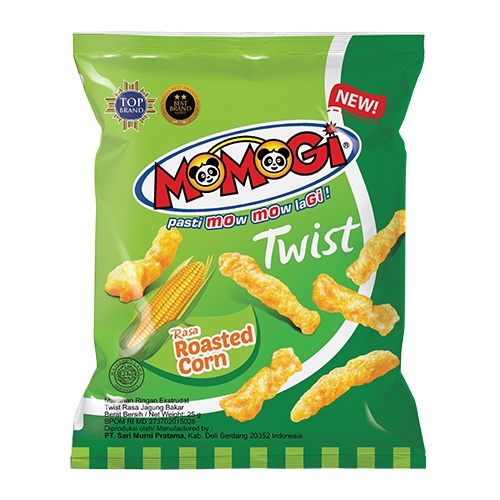 

Momogi Snack Twist Rasa Roasted Corn Jagung Bakar 12g