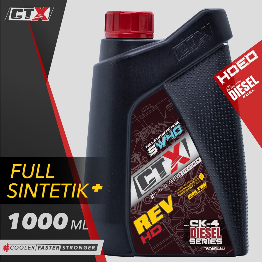 CTX Rev HD CK-4 - Oli Diesel Full sintetik Plus 5w40