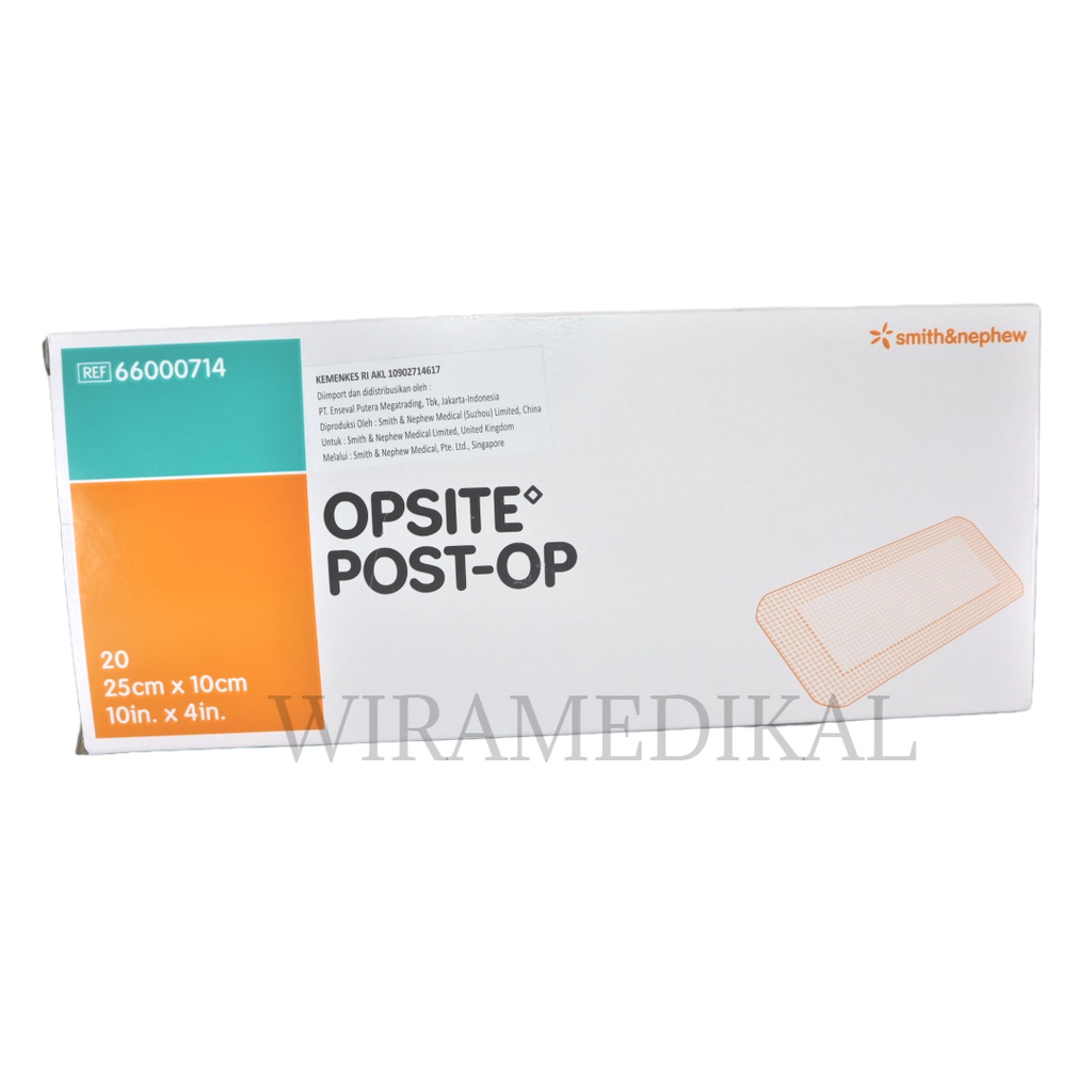 OPSITE POST-OP 25cm x 10cm Plester Tahan Air