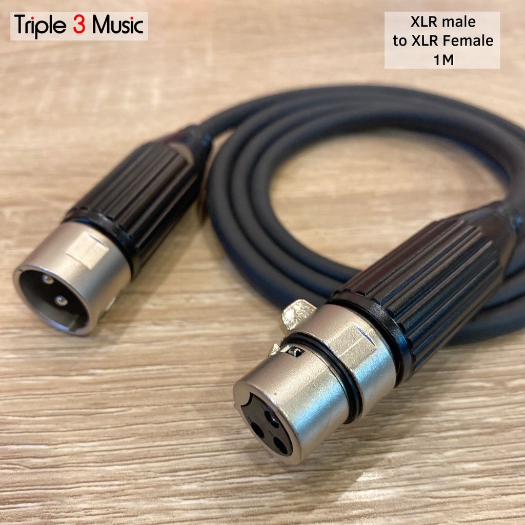 Kabel mic microphone XLR male to XLR fe 1m CANARE L2T2S Japan Standard