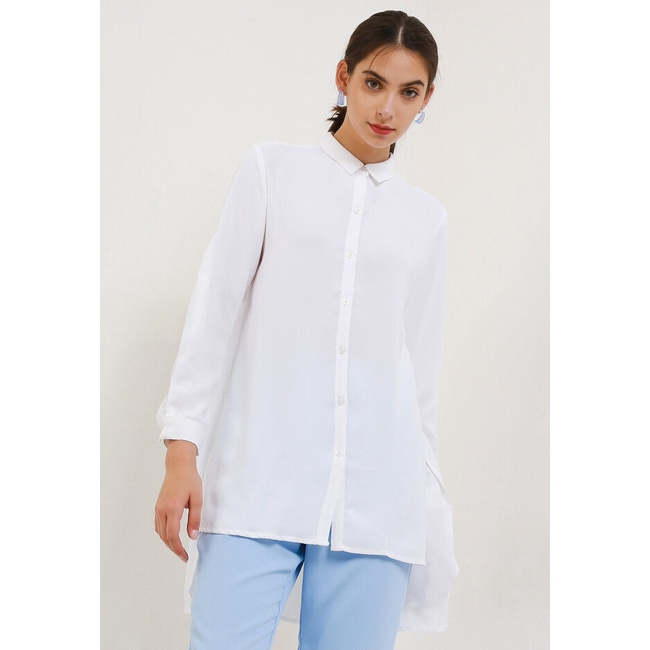 Kemeja Wanita Cardinal Original Cewek Smart Casual Poliester Femme Regular Fit Perempuan