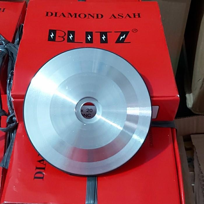 Diamond asah blitz 4inch 1 sisi ,,batu asah blitz