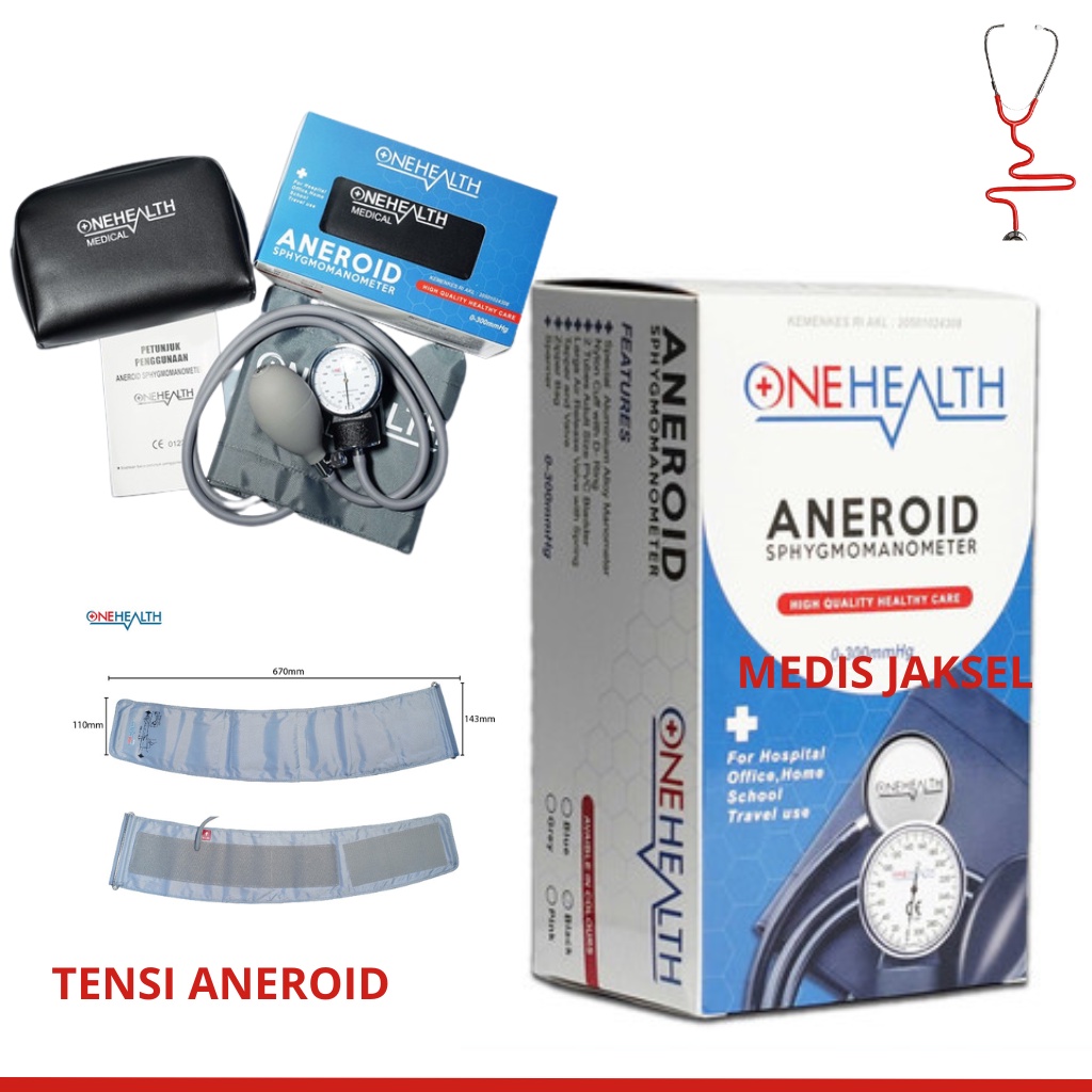 Alat Tensi Darah Tensimeter Manual Onehealth Tensi Jarum Jam Alat Ukur Tekanan Darah