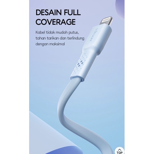 BC - NEW! KABEL DATA VIVAN LIGHTNING UNTUK IPHONE CSL100 II SATUAN ECERAN