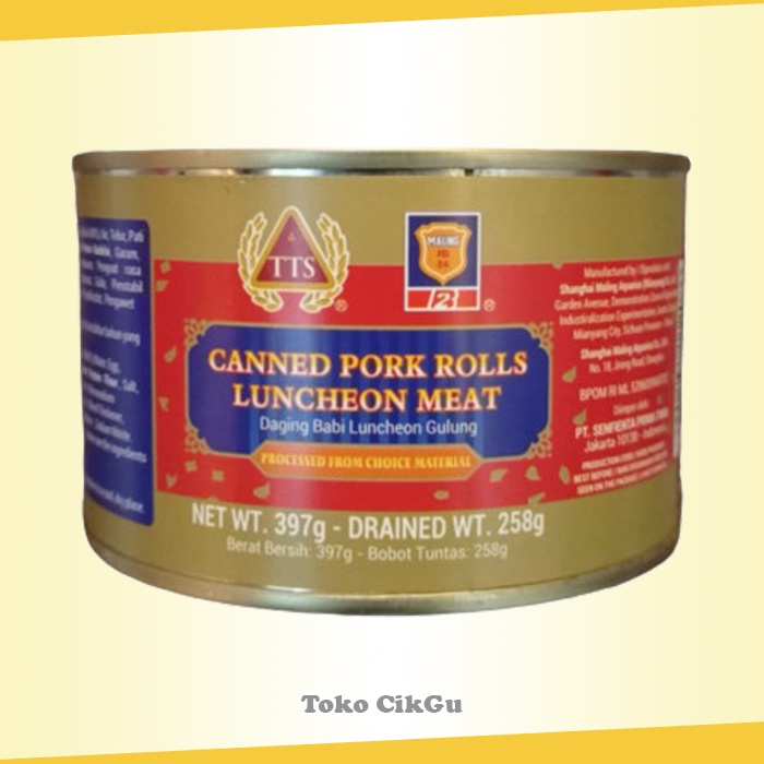 

Maling Canned Pork Rolls Luncheon Meat TTS 397 gr
