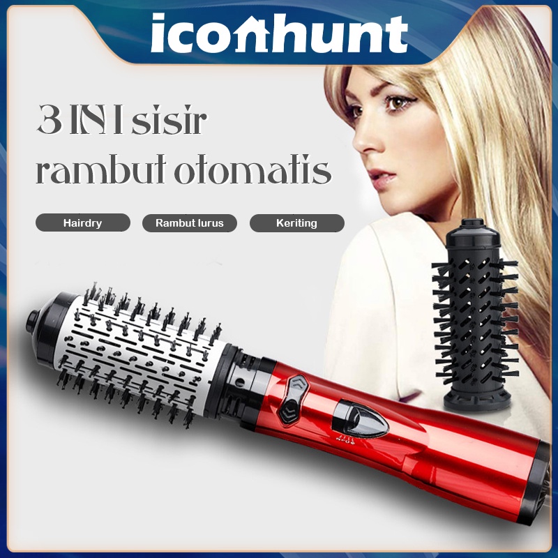 ☑️Garansi&amp;Hadiah☑️CATOK HOT STYLER HAIRDRY BLOW 3 In 1 / CATOK AUTOMATIC CURL WAVE BRUSH ROTATE / CATOK SISIR IRON BRUSH HOT STYLER ION / HAIRDRYER / CATOK SISIR BLOW SALON / CATOK BIG AIR BRUSH IRON CURLY / CATOK HAIRDRY BLOWER AUTO 2 BRUSH /(Blow Dryer)