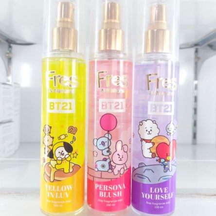 Fres &amp; Natural Spray Cologne Botol 100ml | parfum mist BT21