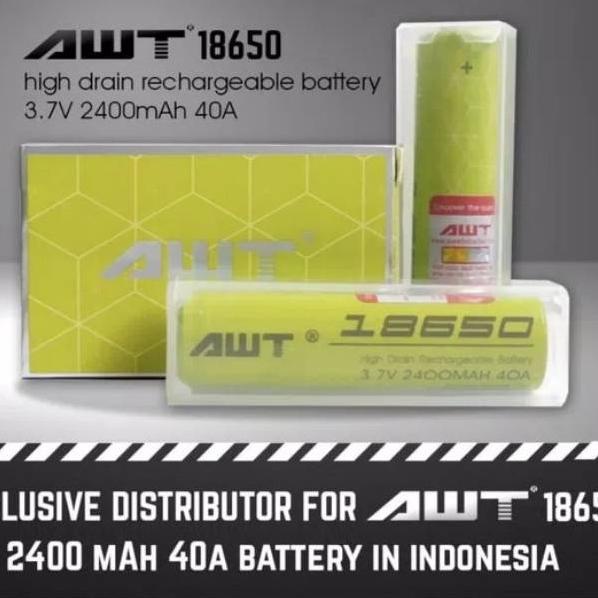 12.12 Brands Festival BATERAI PODS 18650 AWT HIJAU AUTHENTIC ISI 1 ( SATUAN ) 