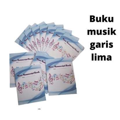 

Buku tulis musik garis lima buku menulis not balok dan menulis komposisi cocok untuk anak maupun dewasa