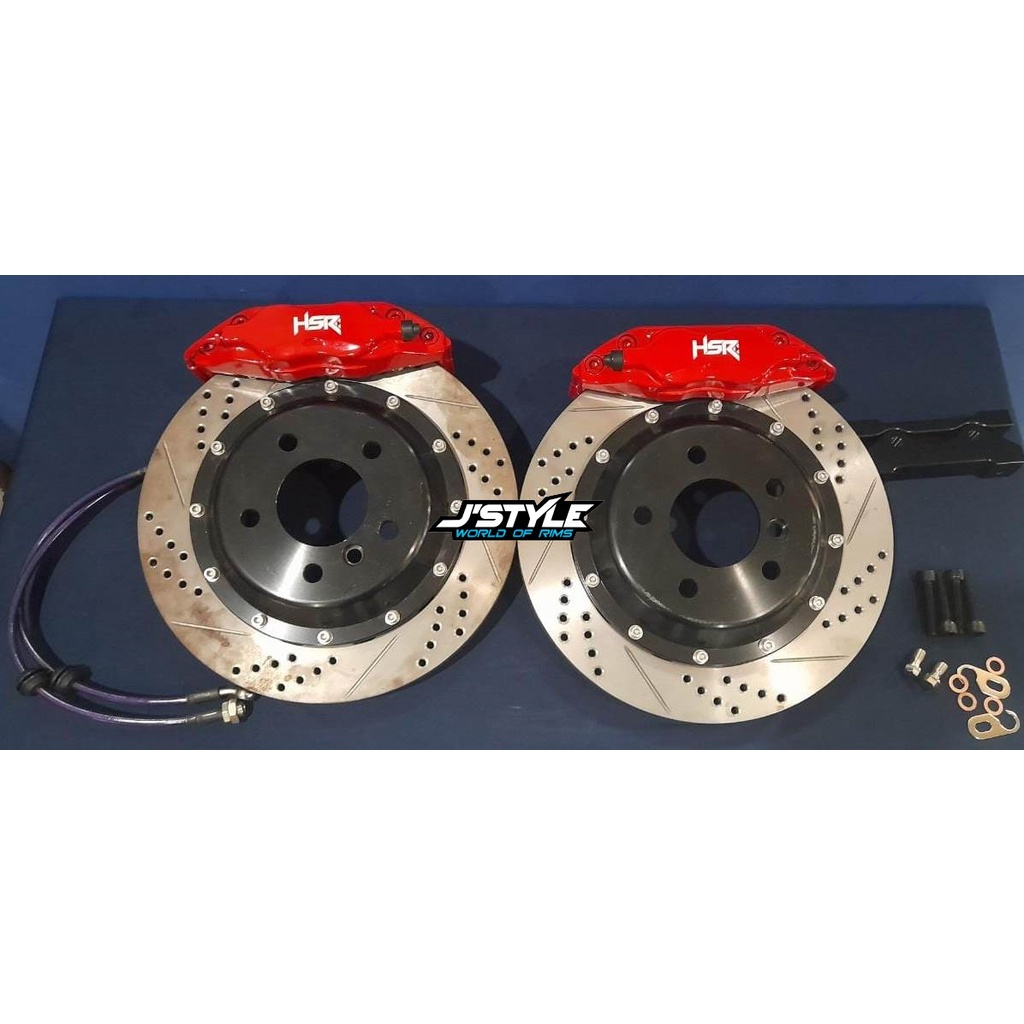 BIG BRAKE KIT BELAKANG BMW F30 4 PISTON 330X24 CALIPER RED