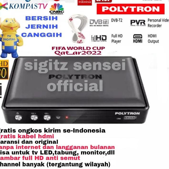 ➭ tv digital set top box Polytron pdv 600TT2 dvb t2 stb dvbt2 tv tabung tv led ➨