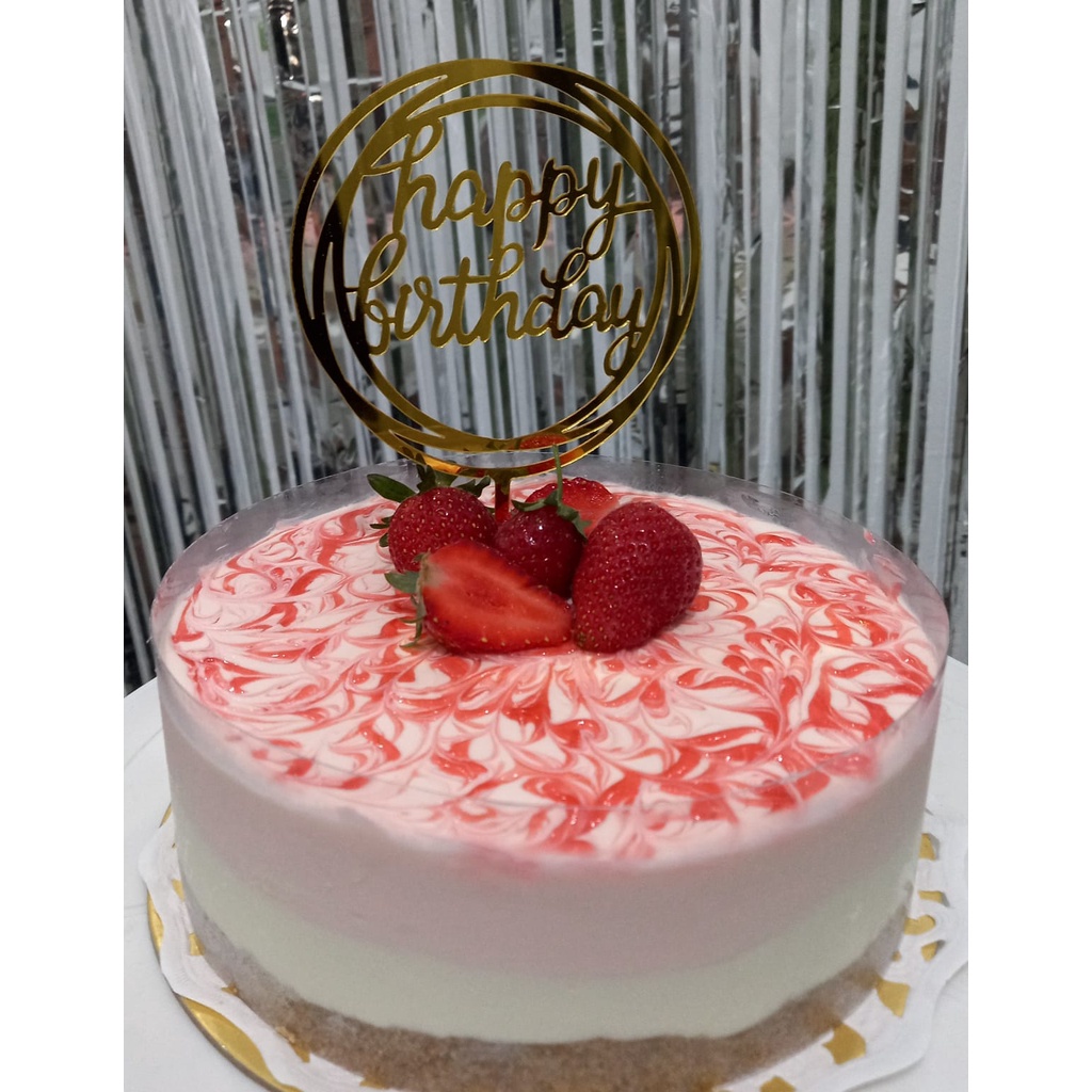 

Strawberry Cheese Cake / Kue Ulang Taun / Cheese Cake