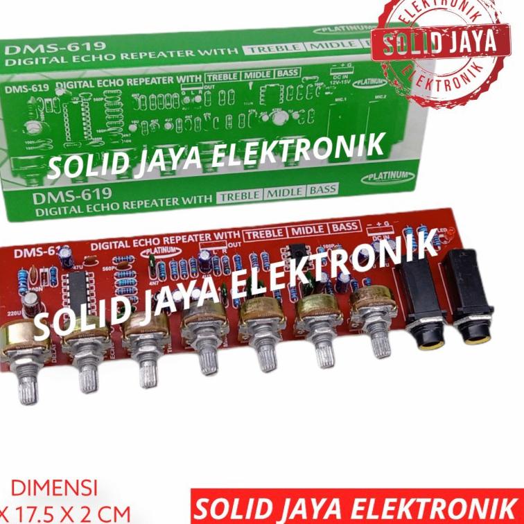 ✫ KIT DIGITAL ECHO REPEATER PLUS TREABLE MIDLE MIDDLE BASS MIC KARAOKE PREAMP PRE AMP PRE-AMP MICROP