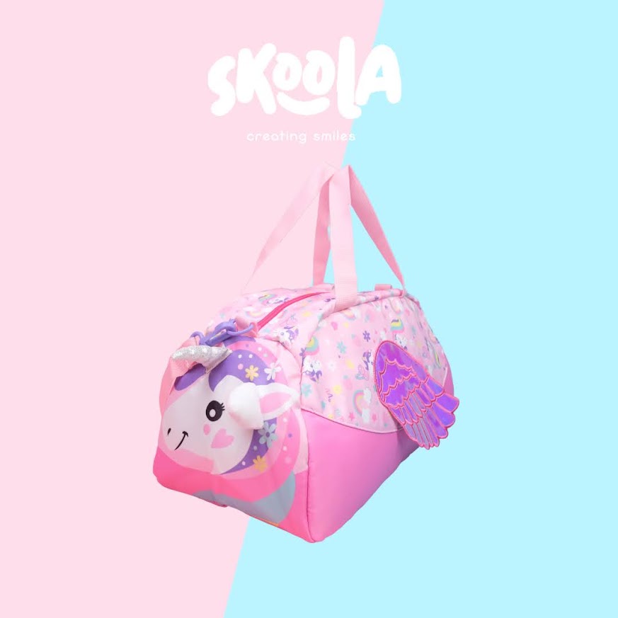 Skoola Tas Travel Pakaian Gym Anak Perempuan Unicorn - Duffle