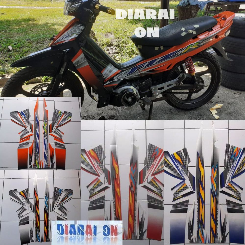 Striping Stiker Motor Fizr - Fizr 2004 Murah