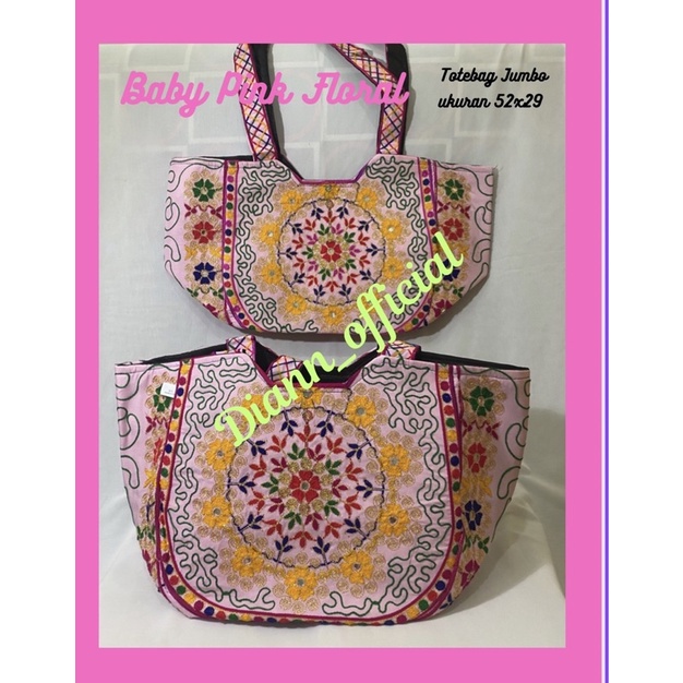 Totebag Pakistan ukuran Besar 52x29cm hanya 85.900 saja