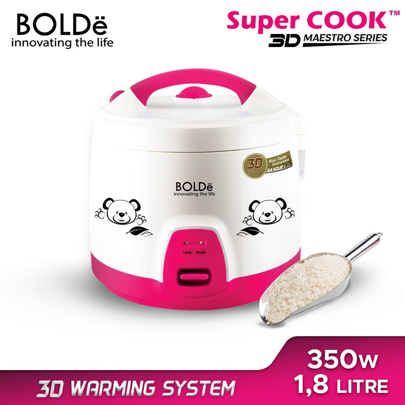 BOLDe Super Cook Maestro Series 1,8 Liter - Rice Cooker Magic Com Penanak Nasi