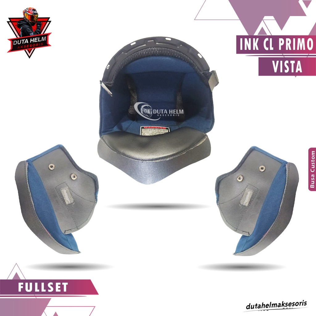 Busa Helm INK Cl Primo Pnp Cl Vista S M L XL Fullset Pipi Custom