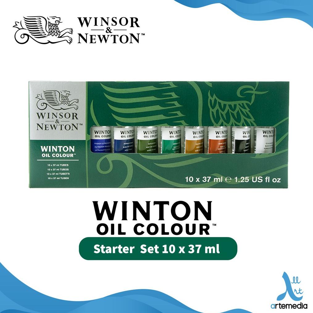 

Cat Minyak Winsor & Newton Winton 10x37ml Oil Color Tube Set