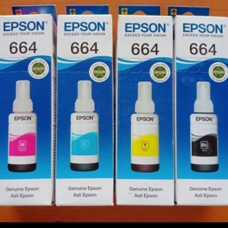 Tinta Epson 664 Original Printer L121 L100 L110 L120 L200 L210 L220 L