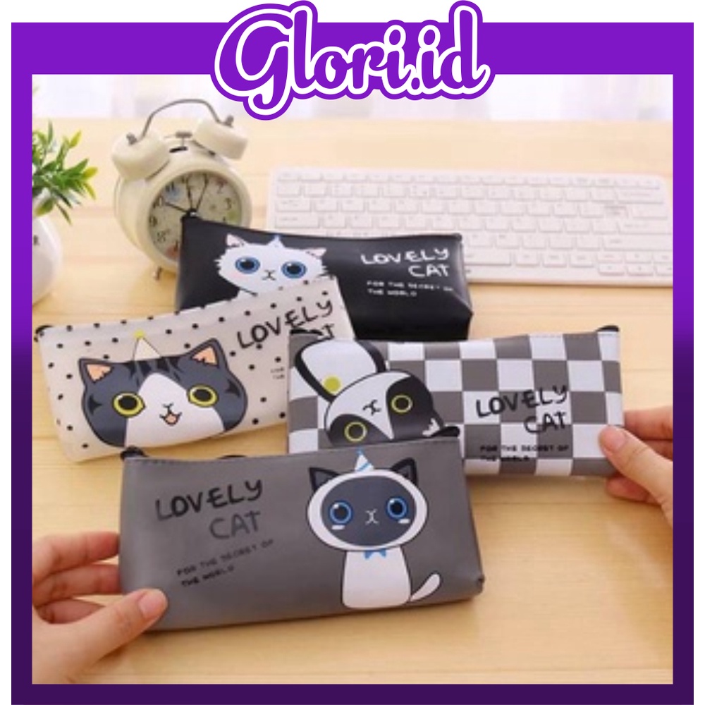 

GLORI.ID R299 KOTAK PENSIL LOVELY CAT | KOTAK PENSIL IMPORT TEMPAT PENSIL UNIK LOVELY CAT COD