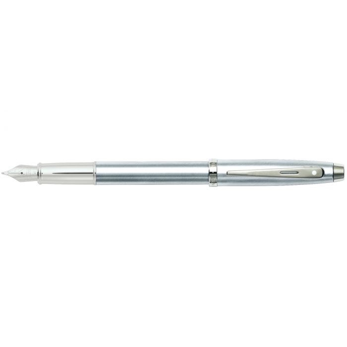 

Sheaffer 100 Brushed Chrome Fountain Pen