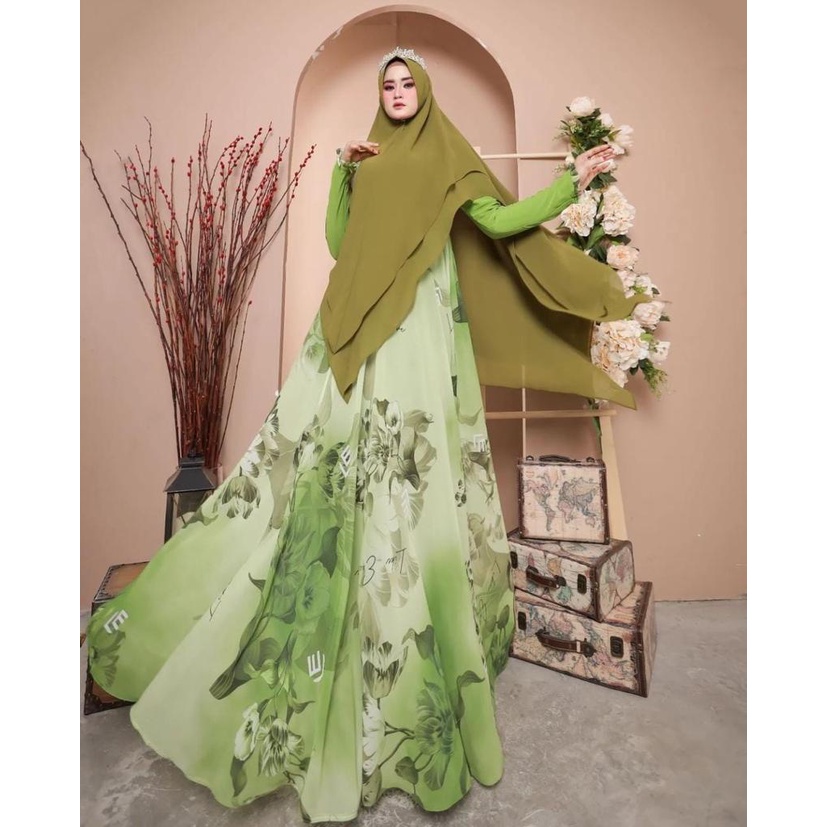 ♥IFANI♥ GAMIS RAYYA SYARI by LIKE EXCLUSIVE, gamis kekinian, gamis modern, gamis terbaru, busana mus