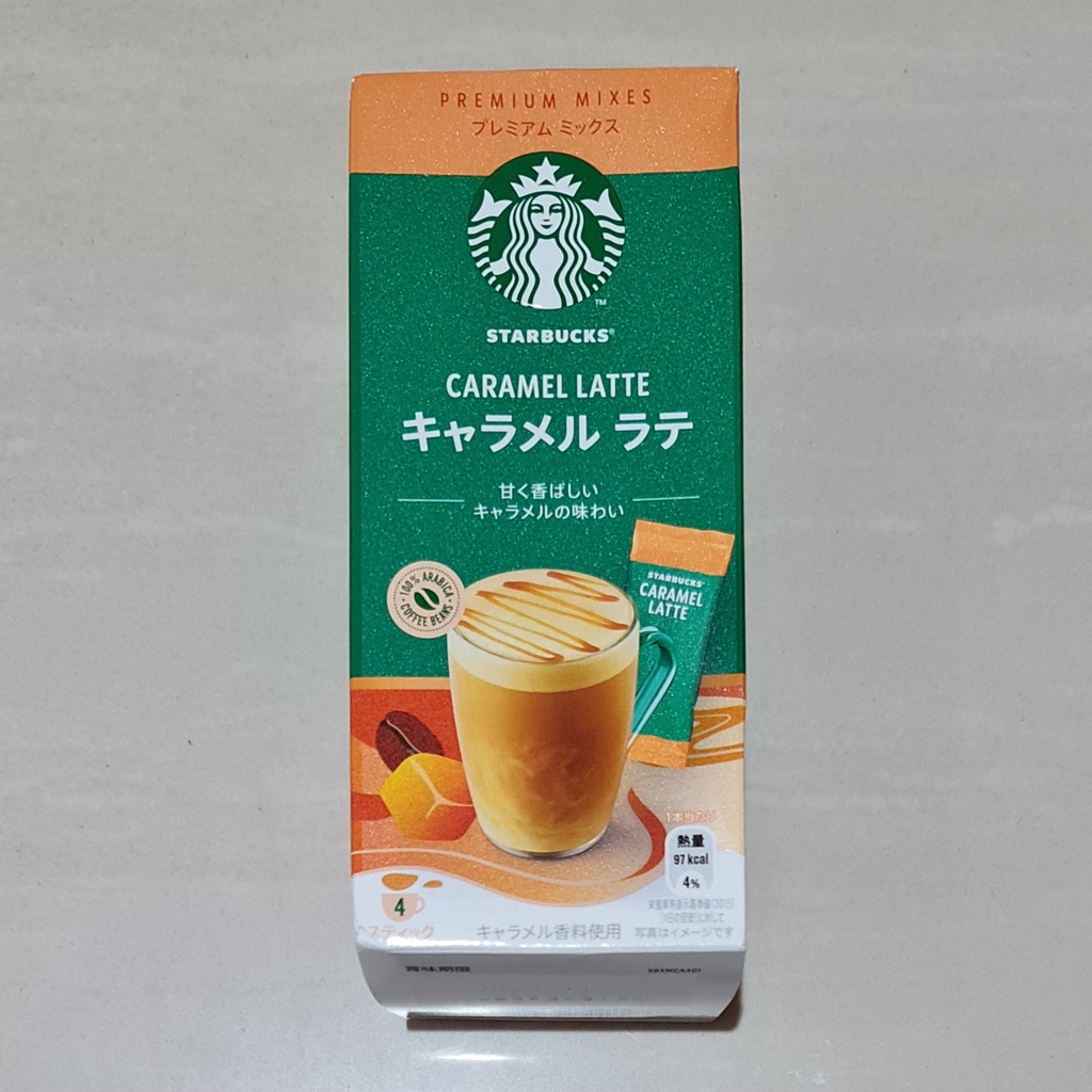 Starbucks Premium Mixes Caramel Latte Japan 4 x 23 Gram