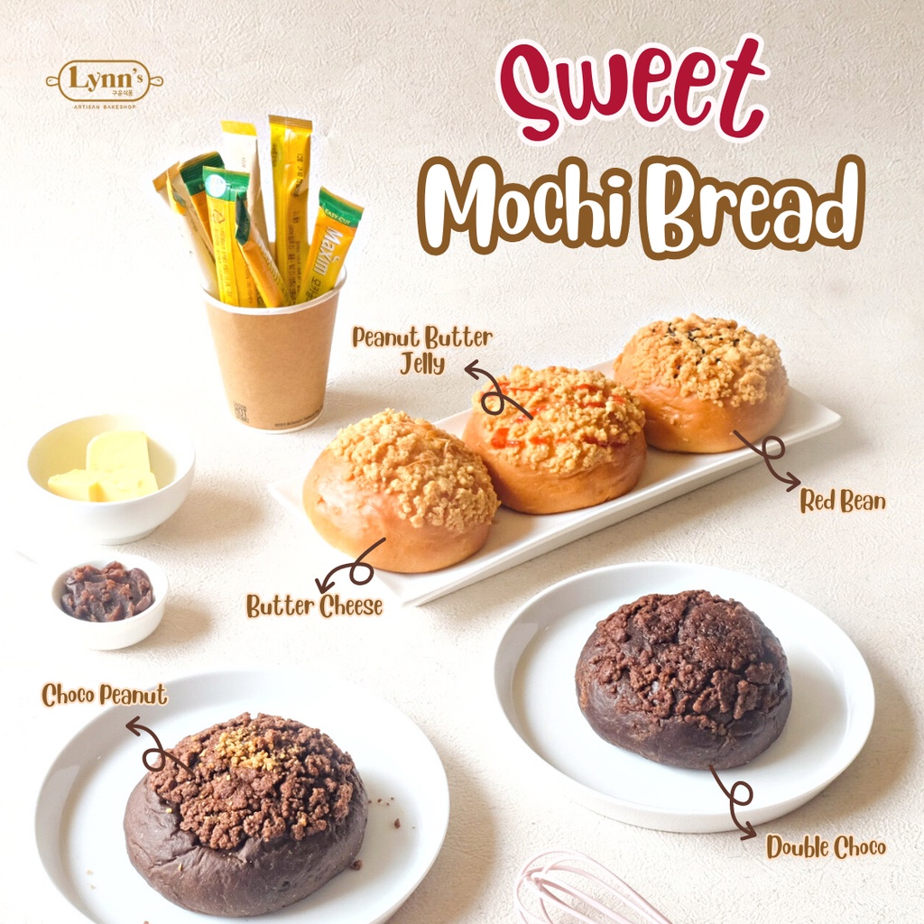 

Roti Mochi varian Sweet / Manis (Bisa Mix/ Pilihan Rasa Info di Note Order)