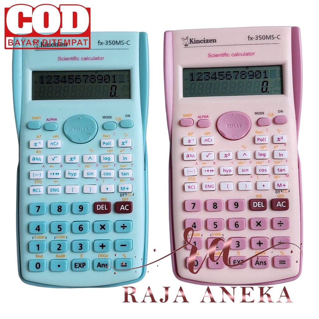 

tyvf KALKULATOR SCIENTIFIE RUMUS CT-350MS Office Stationary Kantor KINCIZEN FX 350MS WARNA 350 C