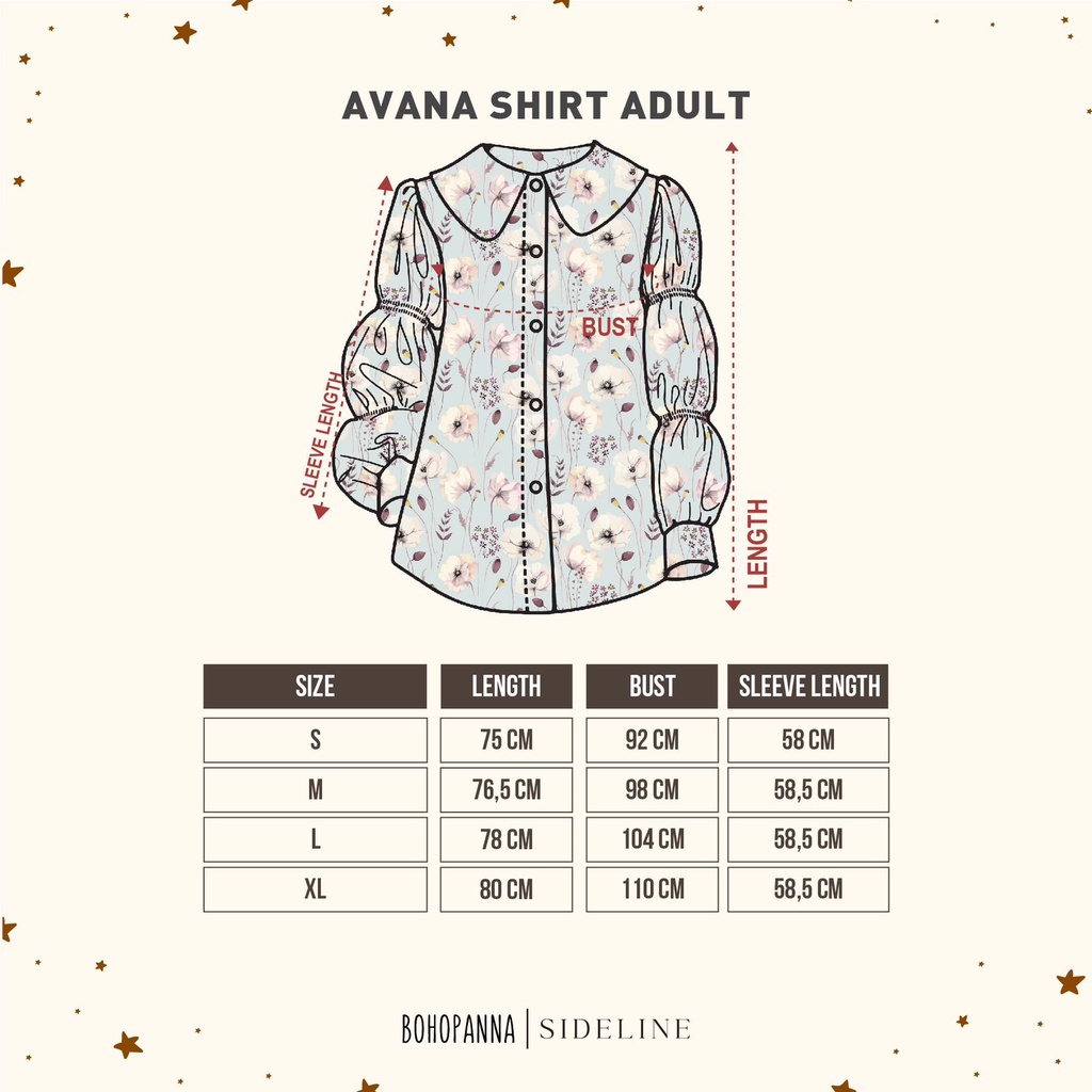 BOHOPANNA x SIDELINE AVANA SHIRT / NEETA WHITE SHIRT / PEPLUM OUTER ORGANZA / DELLA PANT KID &amp; ADULT ATASAN BAJU ANAK DAN DEWASA CELANA PANJANG ANAK DAN DEWASA