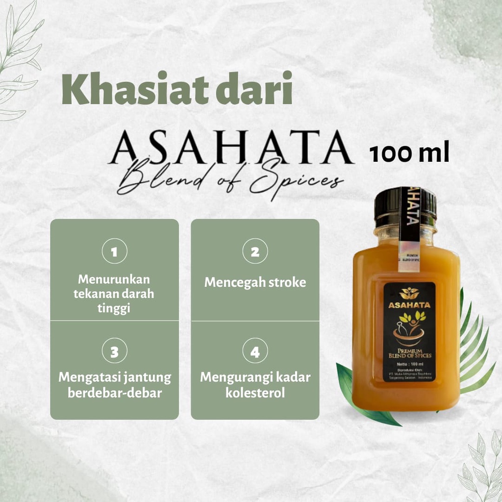 

Minuman Asahata Herbal - kemasan ekonomis Penurun Kadar Gula Diabetes Asam Urat Kolesterol