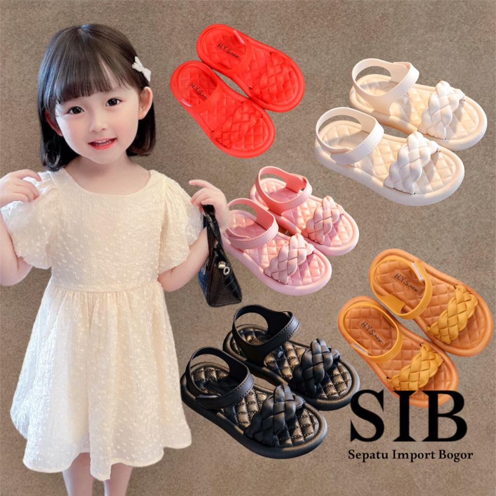 Sandal Tali Jelly Anak Perempuan ELORA JH - 1538 IMPORT / Sandal Gunung Anak Import Trendy Bahan Premium